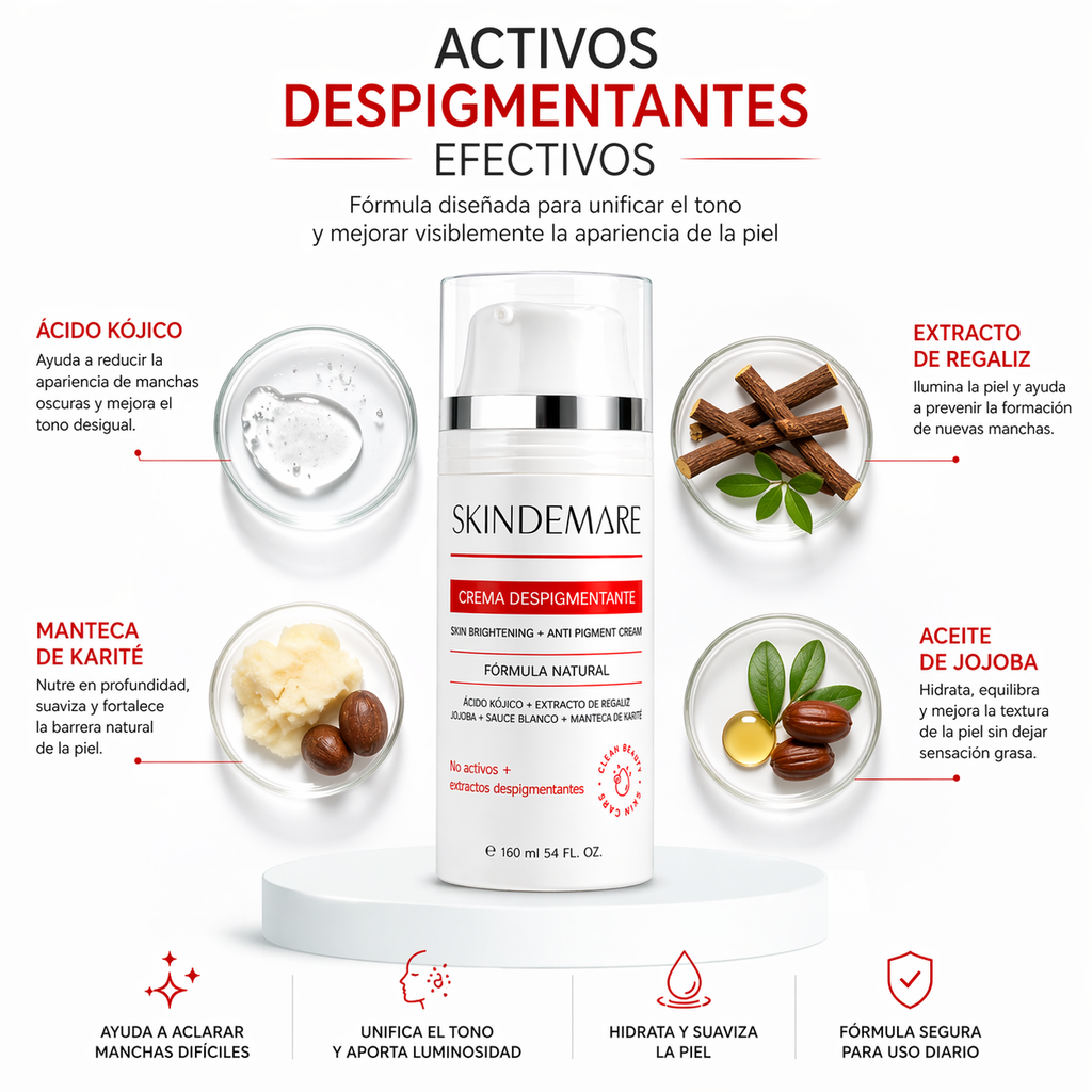 Crema Aclaradora Para Zonas Íntimas | Despigmentante 120ml SkinDemare