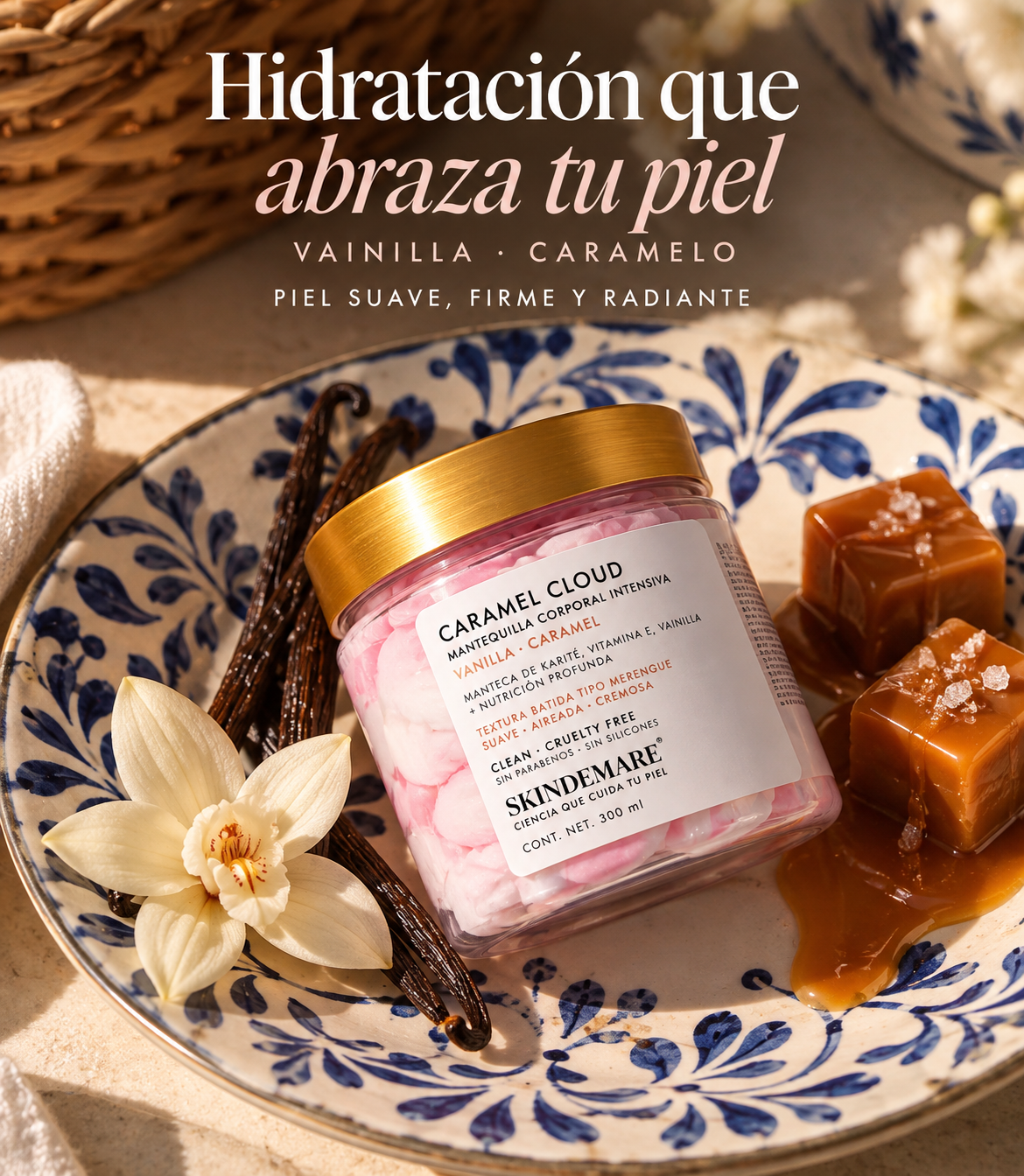 Caramel Cloud | Mantequilla Corporal prevención de Estrías Embarazo